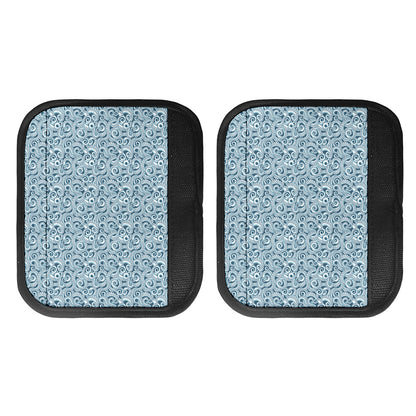 Blue Octopus Tentacles Pattern Print Handle Covers