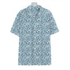 Blue Octopus Tentacles Pattern Print Hawaiian Shirt