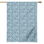 Blue Octopus Tentacles Pattern Print House Flag