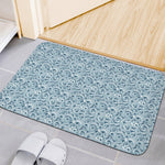 Blue Octopus Tentacles Pattern Print Indoor Door Mat