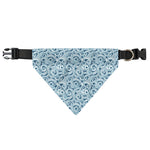 Blue Octopus Tentacles Pattern Print Over The Collar Dog Bandana