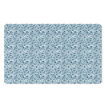 Blue Octopus Tentacles Pattern Print Polyester Doormat