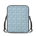 Blue Octopus Tentacles Pattern Print Rectangular Crossbody Bag