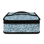 Blue Octopus Tentacles Pattern Print Small Lunch Bag