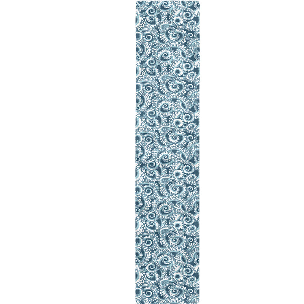 Blue Octopus Tentacles Pattern Print Table Runner