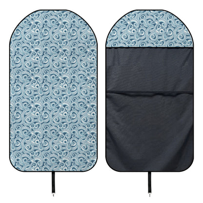 Blue Octopus Tentacles Pattern Print Waterproof Car Seat Cover