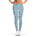 Blue Octopus Tentacles Pattern Print Women's Leggings