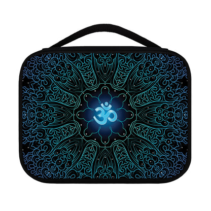 Blue Om Mandala Print Classic Bible Case