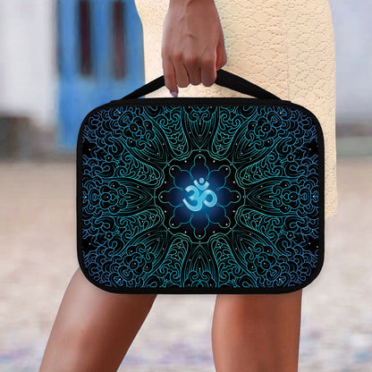 Blue Om Mandala Print Classic Bible Case