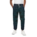 Blue Om Mandala Print Cotton Sweatpants