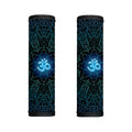 Blue Om Mandala Print Handle Covers