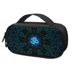 Blue Om Mandala Print Insulin Cooler Travel Case