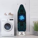 Blue Om Mandala Print Ironing Board Cover