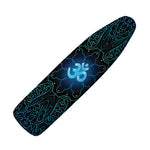 Blue Om Mandala Print Ironing Board Cover
