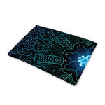 Blue Om Mandala Print Pet Cooling Mat Cover