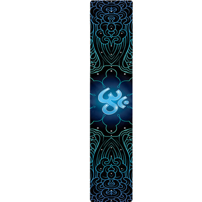 Blue Om Mandala Print Table Runner