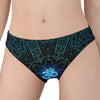 Blue Om Mandala Print Women's Panties