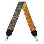 Blue Orange Stardust Galaxy Space Print Bag Strap