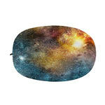 Blue Orange Stardust Galaxy Space Print Car Side Mirror Covers
