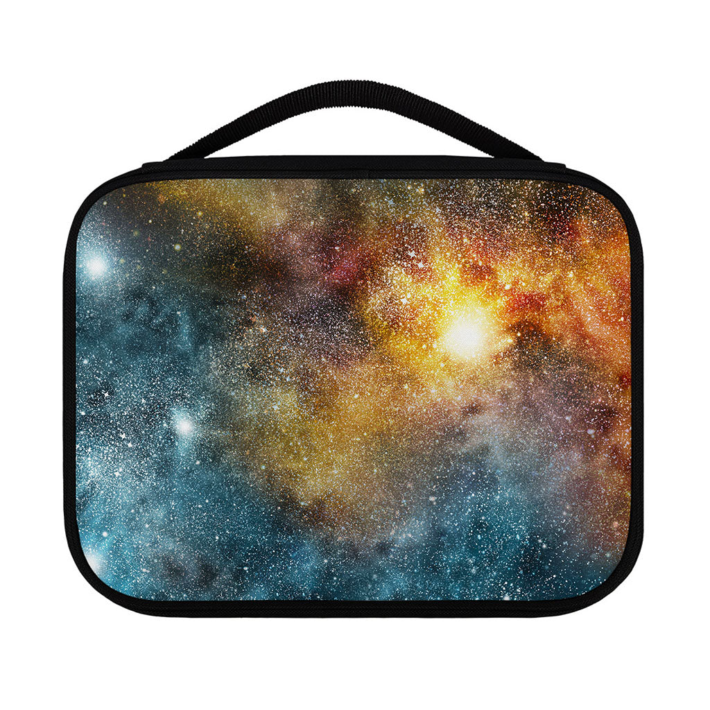 Blue Orange Stardust Galaxy Space Print Classic Bible Case