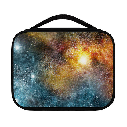 Blue Orange Stardust Galaxy Space Print Classic Bible Case