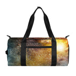 Blue Orange Stardust Galaxy Space Print Gym Bag