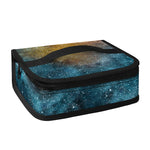 Blue Orange Stardust Galaxy Space Print Small Lunch Bag