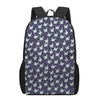 Blue Origami Crane Pattern Print 17 Inch Backpack