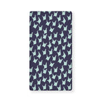 Blue Origami Crane Pattern Print Baby Crib Sheet