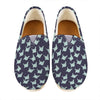 Blue Origami Crane Pattern Print Casual Shoes