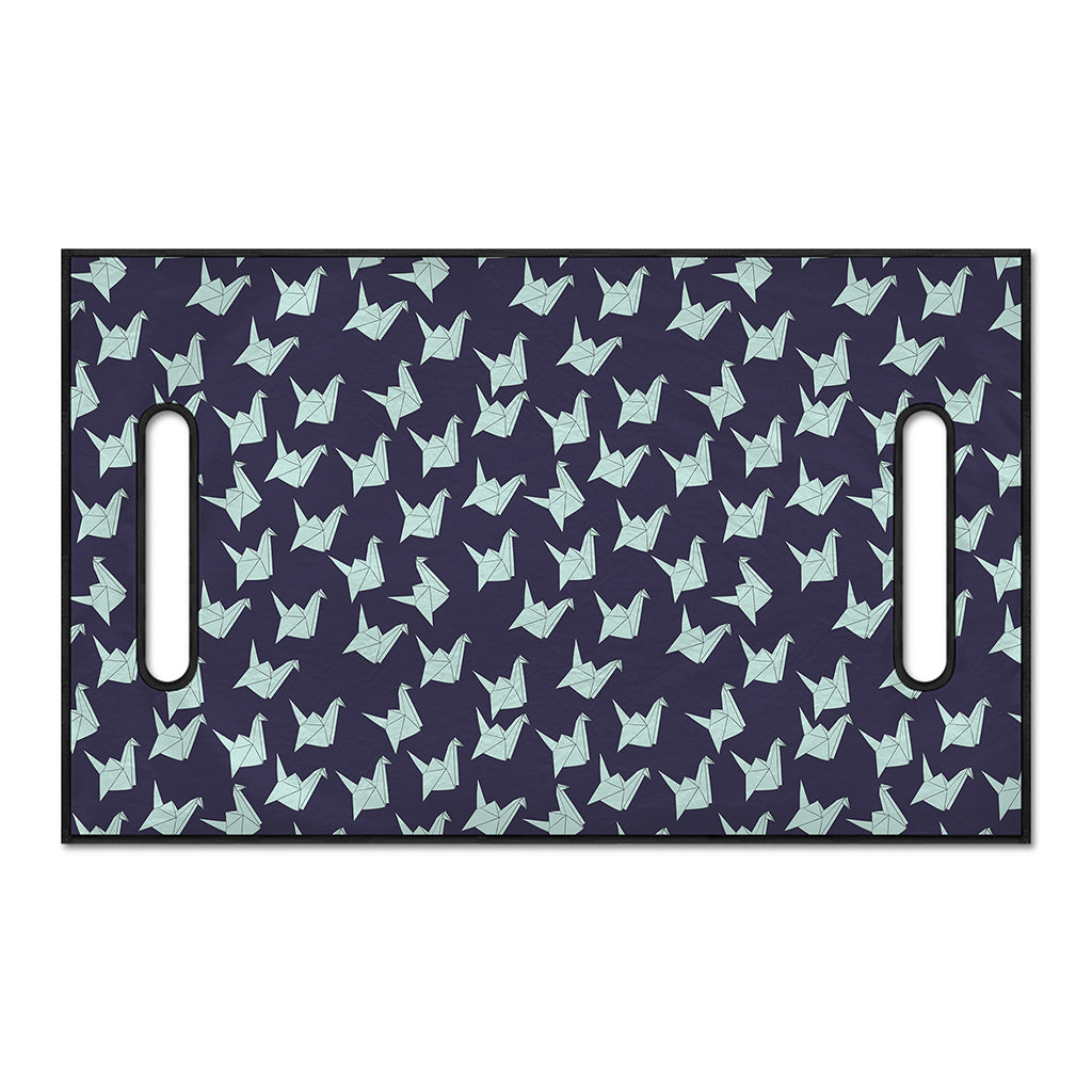 Blue Origami Crane Pattern Print Golf Cart Seat Cover