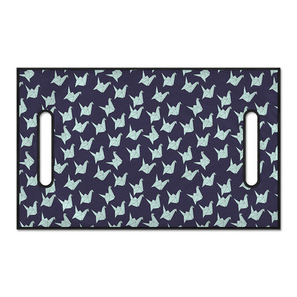 Blue Origami Crane Pattern Print Golf Cart Seat Cover