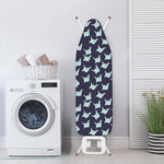 Blue Origami Crane Pattern Print Ironing Board Cover
