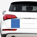 Blue Paisley Bandana Pattern Print Car Sticker