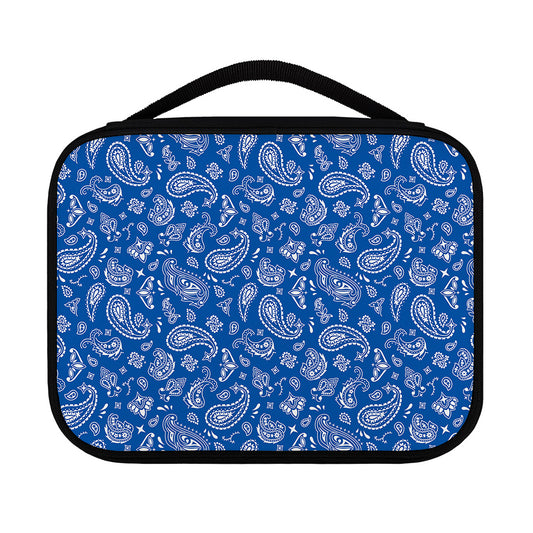 Blue Paisley Bandana Pattern Print Classic Bible Case