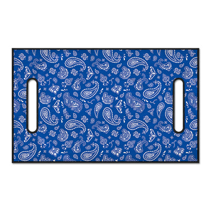 Blue Paisley Bandana Pattern Print Golf Cart Seat Cover
