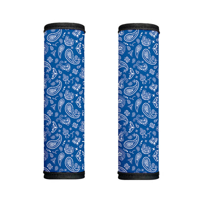 Blue Paisley Bandana Pattern Print Handle Covers