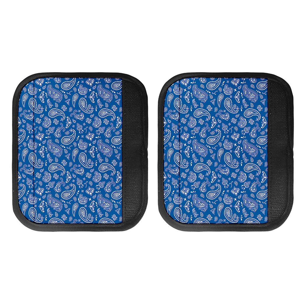Blue Paisley Bandana Pattern Print Handle Covers