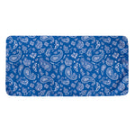 Blue Paisley Bandana Pattern Print Towel