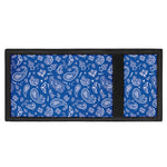 Blue Paisley Bandana Pattern Print Trifold Wallet