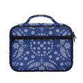 Blue Paisley Bandana Print Briefcase Bible Bag