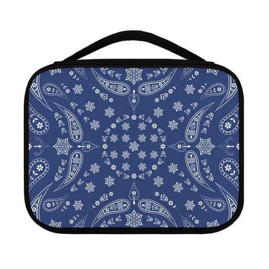 Blue Paisley Bandana Print Classic Bible Case