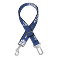 Blue Paisley Bandana Print Dog Seat Belt