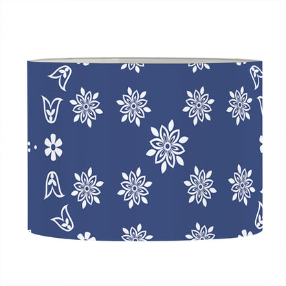 Blue Paisley Bandana Print Drum Lamp Shade