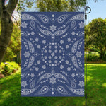 Blue Paisley Bandana Print Garden Flag