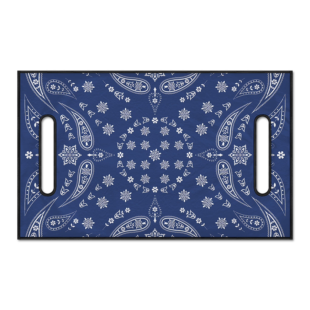 Blue Paisley Bandana Print Golf Cart Seat Cover