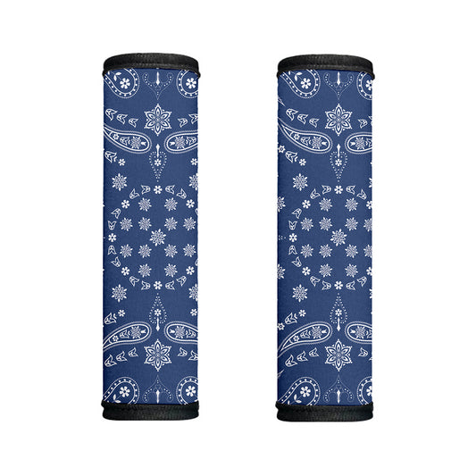 Blue Paisley Bandana Print Handle Covers