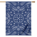 Blue Paisley Bandana Print House Flag