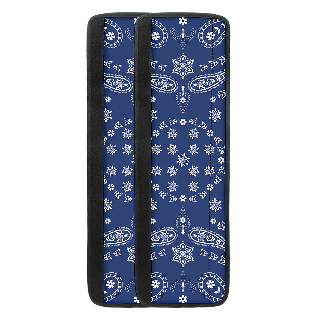 Blue Paisley Bandana Print Refrigerator Handle Covers