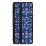 Blue Paisley Bandana Print Refrigerator Handle Covers